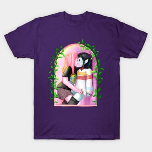 'Through the window' Bubbline, Adventure Time fan art T-Shirt